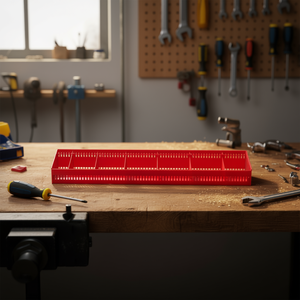 RIB3 <b>Tool</b> <b>Storage</b> Tray 5003 Red Plastic Organized Cabinet Insert for Workshop Use - Product Image 3