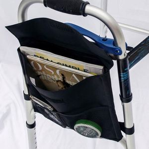Durable Hands-Free Walker Tote Caddy Pouch for Elderly Seniors Travel-Specific Storage <b>Bags</b> & Cases - Product Image 3