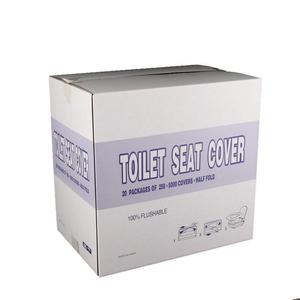 Couvre-siège de toilette jetable, 250 feuilles, jetables dans les toilettes, usage hôtelier, blanc - Product Image 4