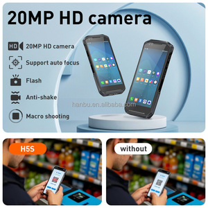 Originale e nuovo 4G robusto Touch Screen Mobile palmare 1D 2D Scanner di codici a barre Android PDA con disattento WIFI NFC - Product Image 3