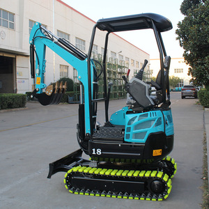 Miniexcavadora de Tipo Oruga Azul de Bajo Consumo para Construcción y Uso - Product Image 3