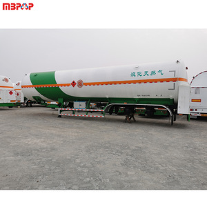 Listo para nave bajo precio 52.6cbm GNL gas natural Licuado GNL <span class=keywords><strong>remolque</strong></span> GNL tanque de <span class=keywords><strong>remolque</strong></span> para la venta - Product Image 2