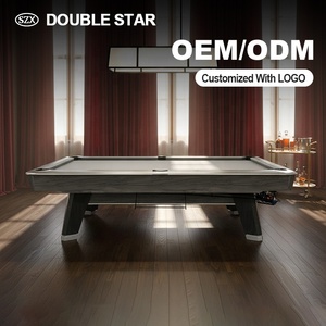 <span class=keywords><strong>Mesa</strong></span> de Billar Profesional Estilo Americano de 9 pies, de Madera Sólida, 2 en 1, Multifuncional - Product Image 2
