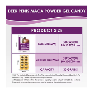 Cápsulas Blandas de Vitalidad Masculina con Ginseng, Asta de Ciervo y Maca, Marca Propia OEM ODM, para Mejorar la Vitalidad Masculina - Product Image 4