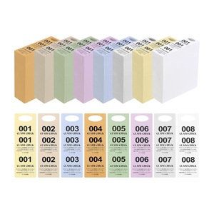 Tarjetas de Control de Prendas Personalizadas, Rectangulares, Desechables, con Etiquetas Numeradas para Almacenamiento y Alquiler de Ropa - Product Image 1