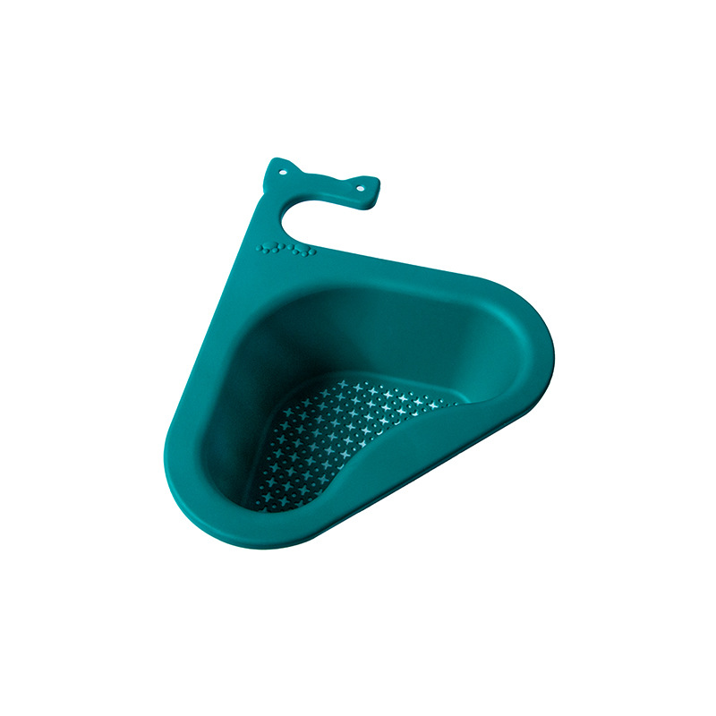 Cyan cat ear drain basket