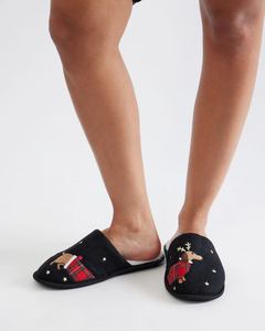 Chaussons de Noël mignons de haute qualité pour chiots, pour une utilisation en intérieur, avec coussin en mousse à mémoire de forme et semelle antidérapante en TPR - Product Image 3