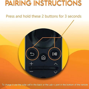 ใหม่ BN59-01385D รีโมทคอนโทรลด้วยเสียงสำหรับซัมซุงเซลล์แสงอาทิตย์แบบชาร์จไฟได้ TM2280E - Product Image 3