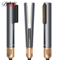 OEM ODM Sèche-cheveux et lisseur 2-en-1 à air chaud, fer à lisser haute vitesse 110 000 tr/min avec peigne séchant