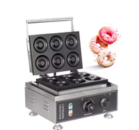 Machine à beignets et gaufres multifonctionnelle commerciale, électrique, automatique, antiadhésive, nouvelle, en acier inoxydable de qualité alimentaire, pour farine de blé
