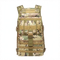 Sac à dos tactique bandoulière avec fermeture éclair, étanche, système Molle, grande capacité 36-56L pour la randonnée et les voyages