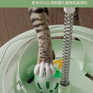 <b>Cats</b> <b>Interactive</b> <b>Toy</b> With Feeder Ball And Spring Catnip Stick For Play And Mental Stimulation - Product Image 5