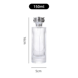 150ml nước trong suốt mô hình thả thời trang chai nước hoa thủy tinh với nắp thuận tiện phun pha chế - Product Image 3