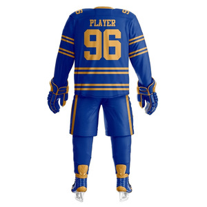 Uniforme de Hockey sur Glace Élégant et Respirant à Prix Abordable, Couleur et Logo Personnalisables, 100% Polyester, Tenue d'Équipe Unisexe pour Adultes, Vente en Gros - Product Image 4