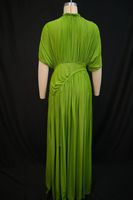 Robe décontractée vintage plissée pour femme, style INS, 3 couleurs, grandes tailles, robe longue de créateur S-2XL