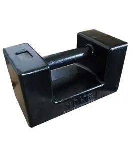 OIML Food Steel Plated Block Weights Standard Set For Calibration Cast Iron Test Weight