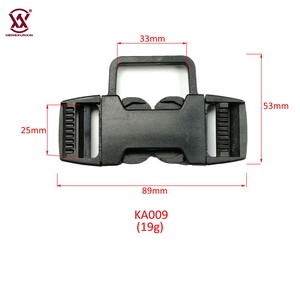 Chine usine directe bon <span class=keywords><strong>prix</strong></span> ceinture tactique à dégagement rapide ajusteur de sangle Pom boucle en plastique en toute sécurité pour accessoires de sac à dos - Product Image 2