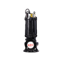Sharp blade cut 5 hp pompe à eau submersible série WQ pompe à eau Submersible pour eaux usées