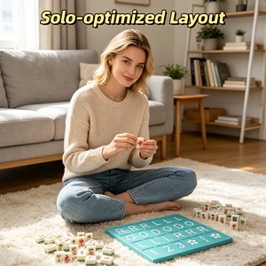 Vassoio per il monitoraggio dei punti del Mahjong stampato in 3D, piastra per la posizione delle tessere, tabellone segnapunti ROL, accessorio per giochi da tavolo per giocatori di Mahjong - Product Image 2