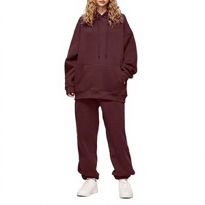 Manufacture Streetwear Plus Size Lightweight Winter Hoodie Flared Track <b>Pants</b> Men Solid Color Block Tracksuit Stacked Joggers - Product Image 1