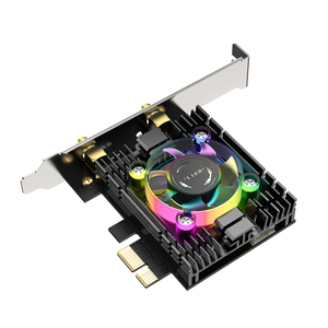 <span class=keywords><strong>Modem</strong></span> Ax200 3000Mpbs PCIE Pro, <span class=keywords><strong>Card</strong></span> Mạng Không Dây EDUP Có Đế Đứng Kèm Quạt - Product Image 2