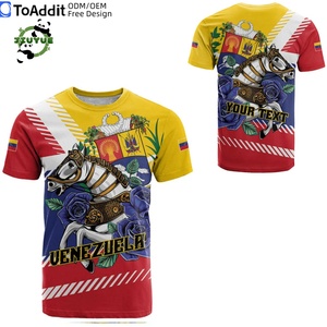 Camisetas de Fútbol de <span class=keywords><strong>Venezuela</strong></span> Estilo Urbano de Alta Calidad, Camisetas Lisas de Poliéster Transpirable, Tallas Grandes - Product Image 1