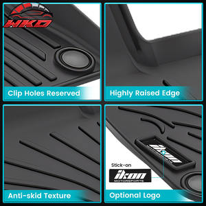 Tapis de sol TPE toutes saisons style IKON 3D pour Volvo S60 2019-2025 / V60 2019-2021, ensemble de remplacement robuste - Product Image 3