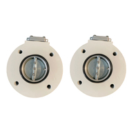 Vanne en aluminium DN80 DN100 DIN42560, protection C5 contre la corrosion, moteur AC pour radiateur de transformateur immergé dans l'huile, automatisation