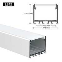 Profilé de bande lumineuse LED 30x23.6Mm avec diffuseur PC, couvercle en PMMA givré pour profilé en aluminium LED