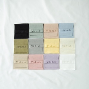 8*8cm Colorful Jewelry Packaging Wedding Favors Ring Bags Jewellery Product Cosmetic <b>Envelope</b> Packaging Pouch - Product Image 3