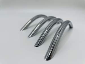 Heldere chroomstalen boogbruggrepen voor keukenladehardware Moderne duurzame meubelgrepen Trivalent/Hexavalent chroom - Product Image 3