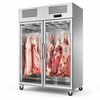 Réfrigérateur Commercial de Boucherie en Acier Inoxydable pour Viande Suspendue, Congélateur Profond pour Bœuf et Porc