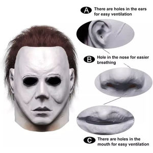 Nicro Michael Myers Latex Horror Masks Hot Movie Game Face Headgear Costume Scary Halloween Party Mask - Product Image 2