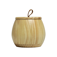 Boîte à épices en bois massif sculptée à la main du Shandong, design simple et élégant pour table, robuste et durable pour le rangement des assaisonnements