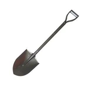 Черная круглая округлая Лопата лопаты для сельскохозяйственных инструментов