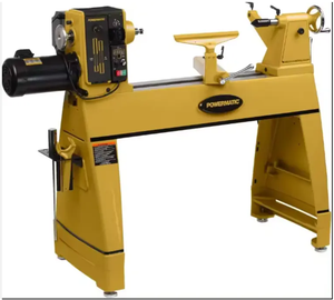 TOUTE LA SÉRIE AUTHENTIQUE : Tour à bois Powermatic 3520C 20" x 35" avec moteur 2HP, 220V monophasé, garantie 2 ans, diamètre de coupe 100mm, facile à utiliser - Product Image 1