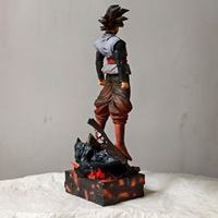 37,5 cm OEM ODM Personnalisé JT-096 GK Nouveau Style Zamas Goku Black FXW Rose Goku Statue Modèle Figurine Anime Saiyan Rose Ornement