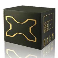 Boîte en plastique pour moto, coffre arrière pour vélo électrique, coffre arrière noir en ABS, boîte en plastique rigide, boîte de rangement étanche, coffre supérieur