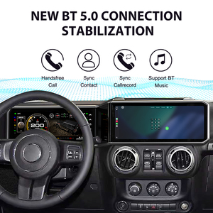 Radio Estéreo para Auto Foforfor de 12.3 Pulgadas con Pantalla Dual para <span class=keywords><strong>Jeep</strong></span> Wrangler 2011-2017, Reproductor de Radio para Auto con Panel Digital - Product Image 4
