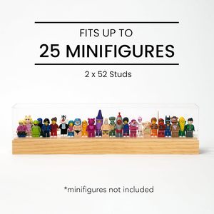 Vitrine en bois pour figurines avec protection UV : Support de <span class=keywords><strong>rangement</strong></span> pour figurines <span class=keywords><strong>Lego</strong></span> - Product Image 4