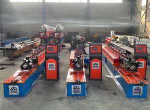 Voll automatische C-Kanal-Metall maschinen Niedriger Preis Herstellung von Gips-Trockenmauer-Bolzenschienen-Kaltumform maschine - Product Image 2