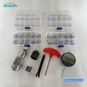 Kit d'outils <span class=keywords><strong>de</strong></span> mesure et <span class=keywords><strong>de</strong></span> réparation pour électrovanne <span class=keywords><strong>de</strong></span> pompe à injection haute pression G4-91 320D avec jupes <span class=keywords><strong>de</strong></span> réglage <span class=keywords><strong>de</strong></span> course d'armature et indicateur à cadran - Product Image 2