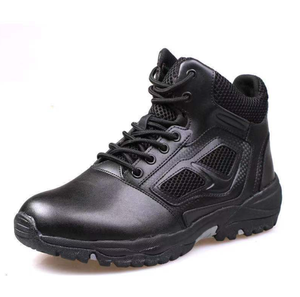 Botas tácticas para hombre TSB602 personalizadas, transpirables, para senderismo, entrenamiento y trabajo, con mangas de malla, botas transpirables hasta el tobillo. - Product Image 1