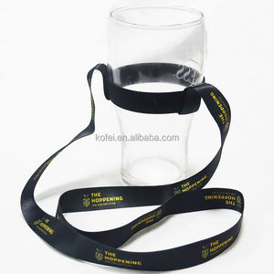 カスタムボトルドリンクカップネックストラップビールガラスホルダーストラップ/コーヒーカップホルダーネックストラップ - Product Image 5