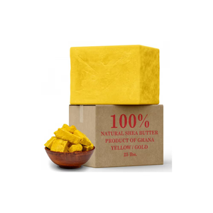 Fournisseur en gros de beurre corporel naturel 1 kg, beurre de karité brut non raffiné pur jaune d'Afrique de l'Ouest pour les soins de la peau et les crèmes pour les mains - Product Image 2
