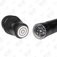 Système de microphone sans fil professionnel TX-6200 à 2 canaux UHF True Diversity avec fonctions SQ/Cascade/Égaliseur/Spectre et connecteurs XLR