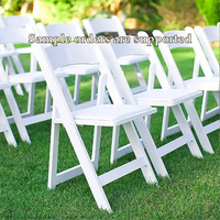 Chaises et tables pliantes avec coussin doux, design minimaliste, mobilier de jardin, terrasse, pelouse, mariage, banquet, portable