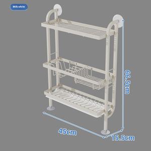 Escurridor de Platos para Fregadero, Organizador de Artículos de Cocina, Borde <span class=keywords><strong>Estrecho</strong></span>, Instalación con Ventosas Sin Taladro - Product Image 6