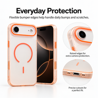 Coque de téléphone magnétique transparente dégradée tendance C0549 pour iPhone 17 Air 16 15 14 13 12 11 18 Pro Max, coque rigide antichoc