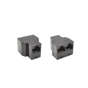 RJ45 coupler Modular jack RJ45 1 to 2 Splitter